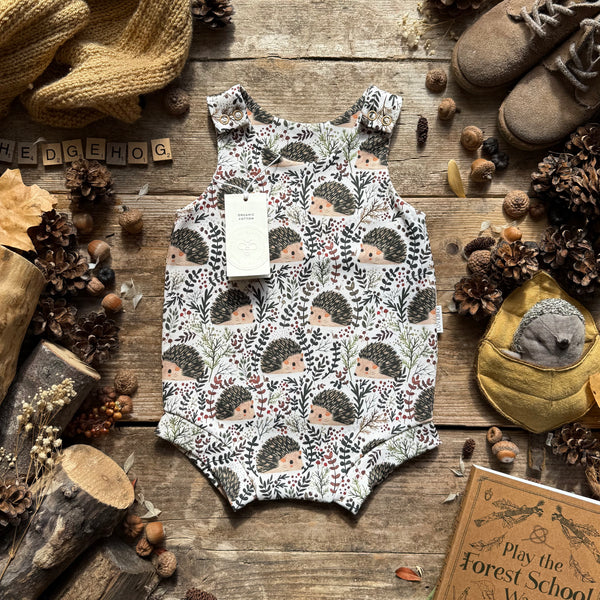 Hedgehog Hideaway Bloomer Romper
