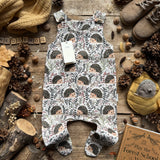 Hedgehog Hideaway Footed Romper