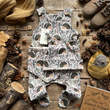 Hedgehog Hideaway Footed Romper