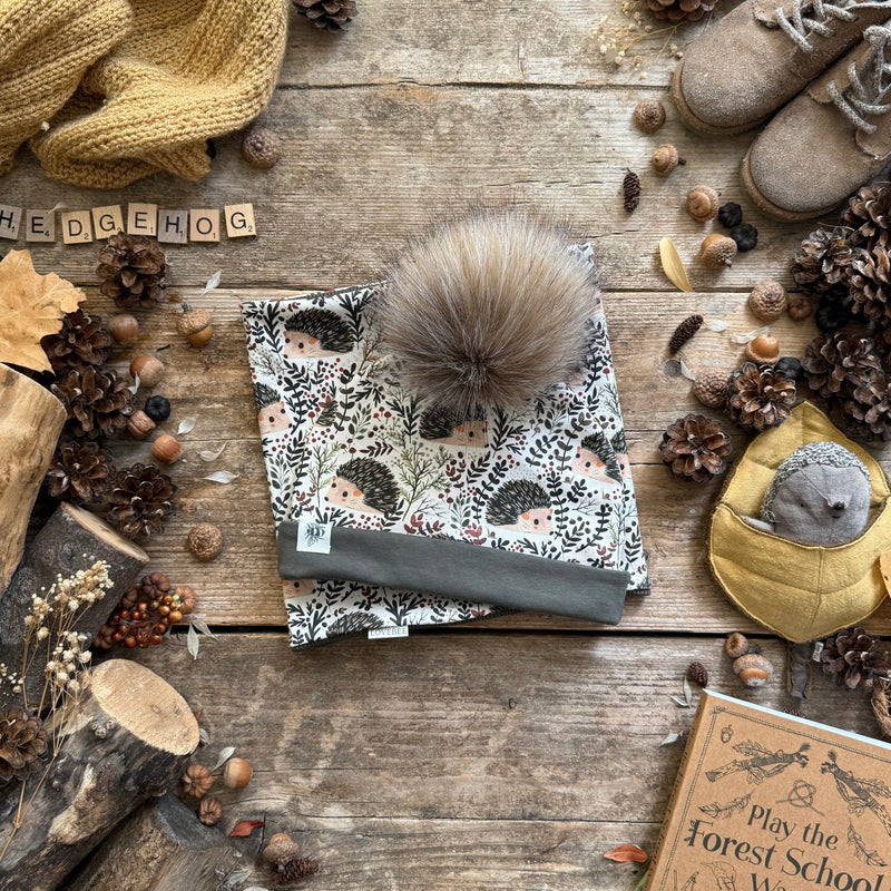 Hedgehog Hideaway Bobble Hat