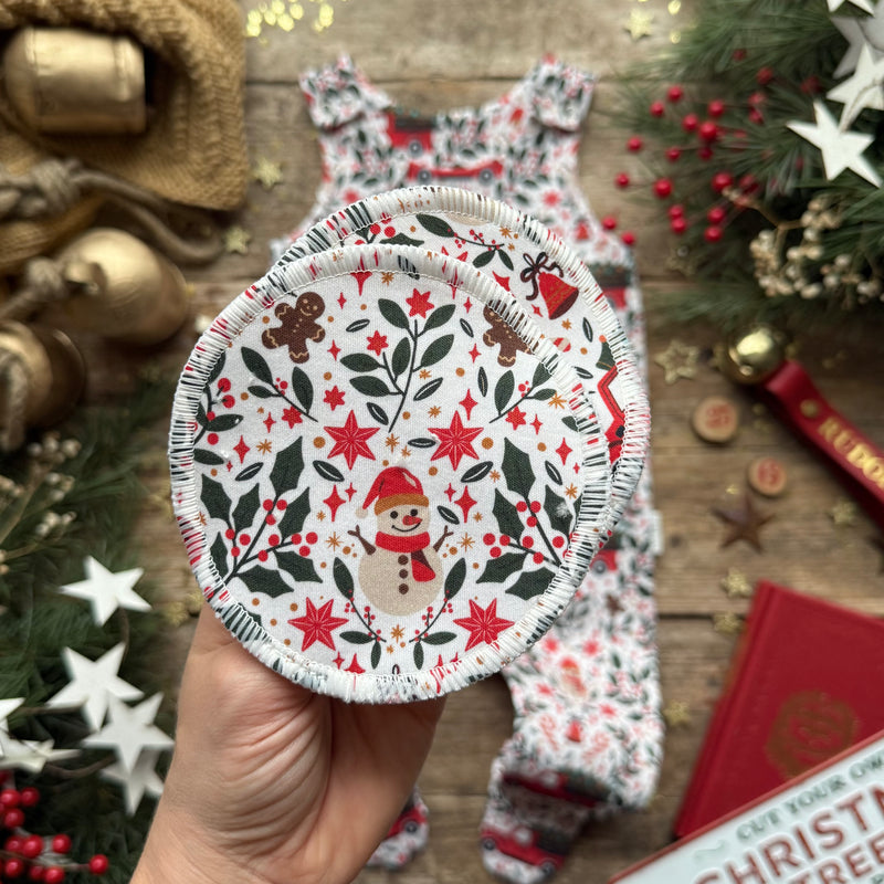 3 Set Breast Pads | Holly Jolly