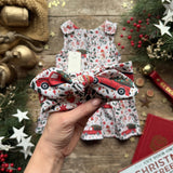 Holiday Truck Knot Bow Headband