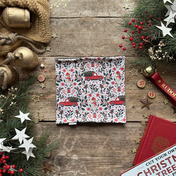 Holiday Truck Printed Snood
