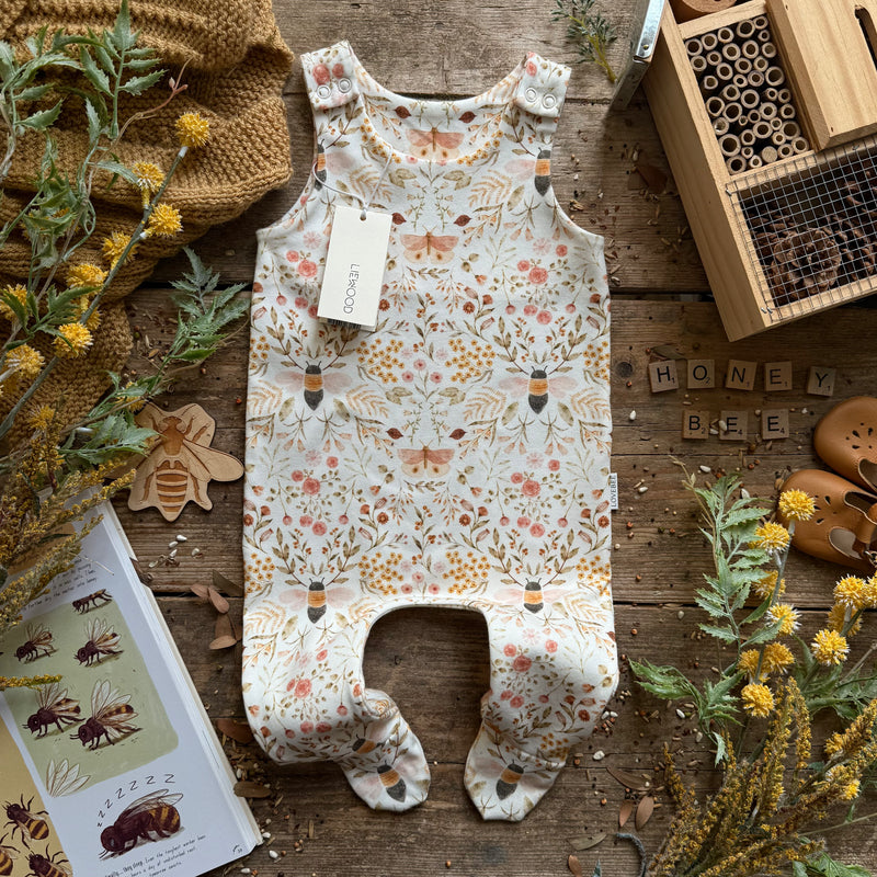 Honey Blooms Footed Romper | Ready To Post