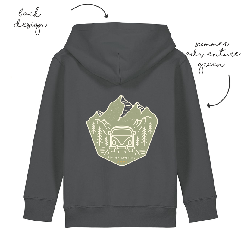 LoveBee Hoodie | Summer Adventure | Dark Grey