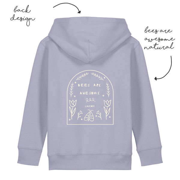 LoveBee Hoodie | Bees are Awesome | Lavender