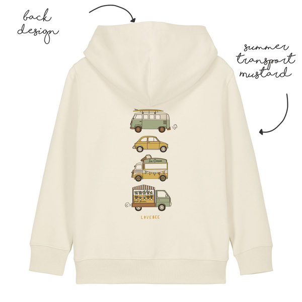 LoveBee Hoodie | Transport | Natural