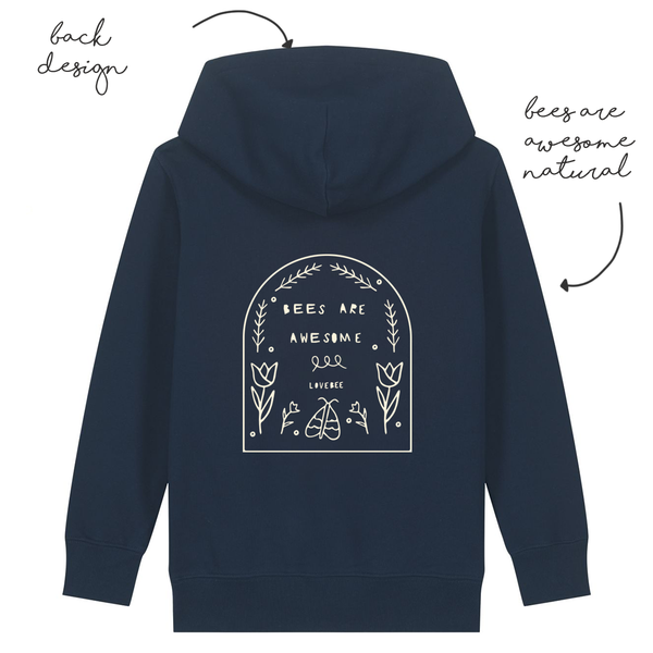 LoveBee Hoodie | Bees are Awesome | Navy