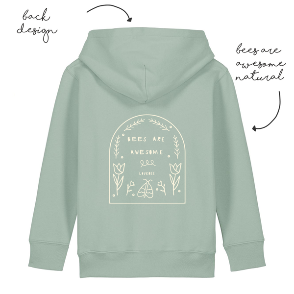 LoveBee Hoodie | Bees are Awesome | Peppermint