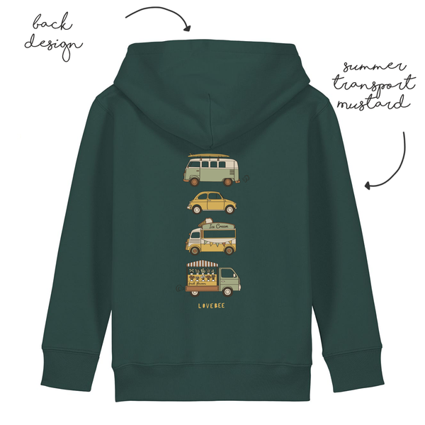 LoveBee Hoodie | Transport | Sea Green