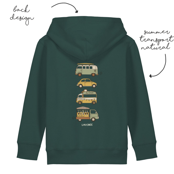 LoveBee Hoodie | Transport | Sea Green