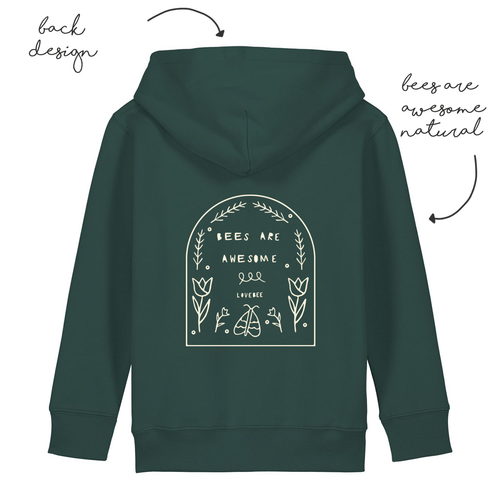 LoveBee Hoodie | Bees are Awesome | Sea Green