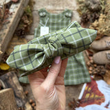Hunter Tweed Knot Bow Headband