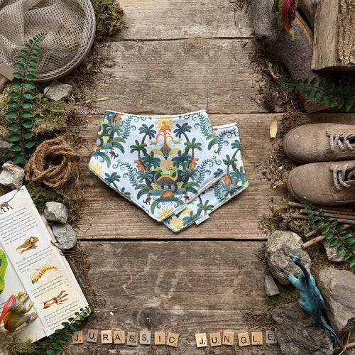 Jurassic Jungle Dribble Bib