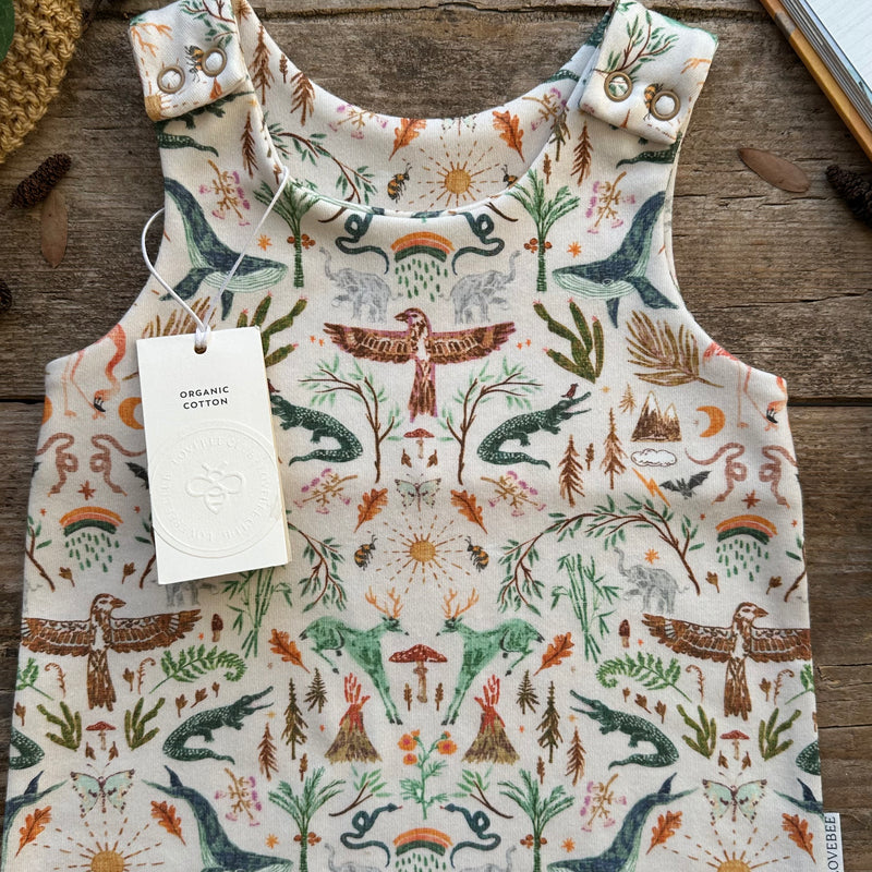 Kingdoms Footed Romper