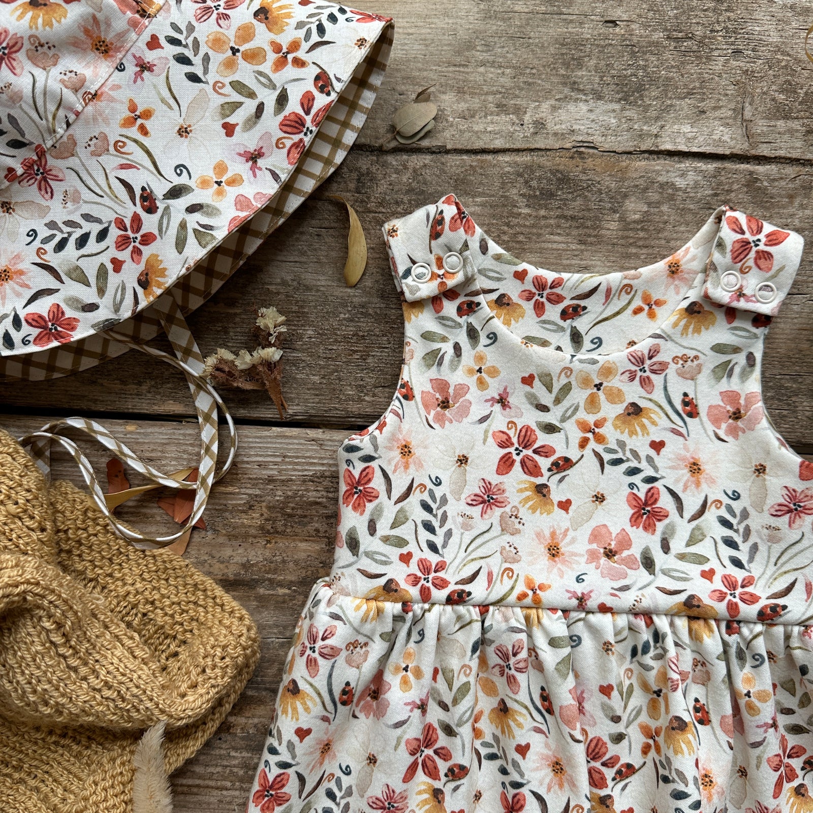 Ladybird Floral Dress – LoveBeeBaby