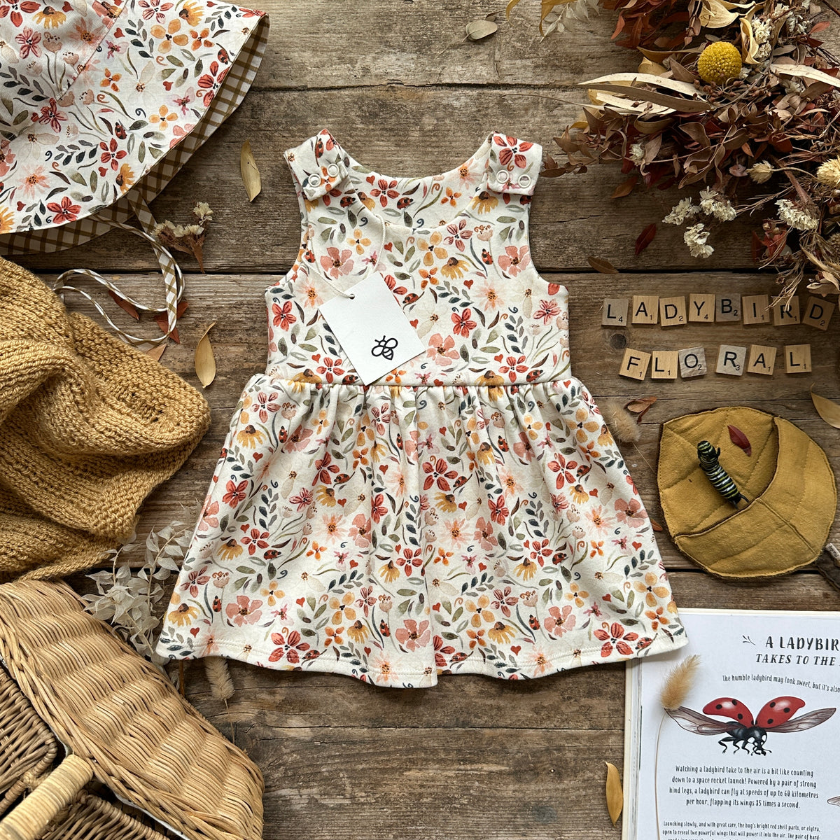 Ladybird Floral Dress – LoveBeeBaby