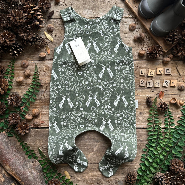 Love Story Footed Romper | Ready To Post