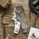 Olive Mallard Harem Leggings