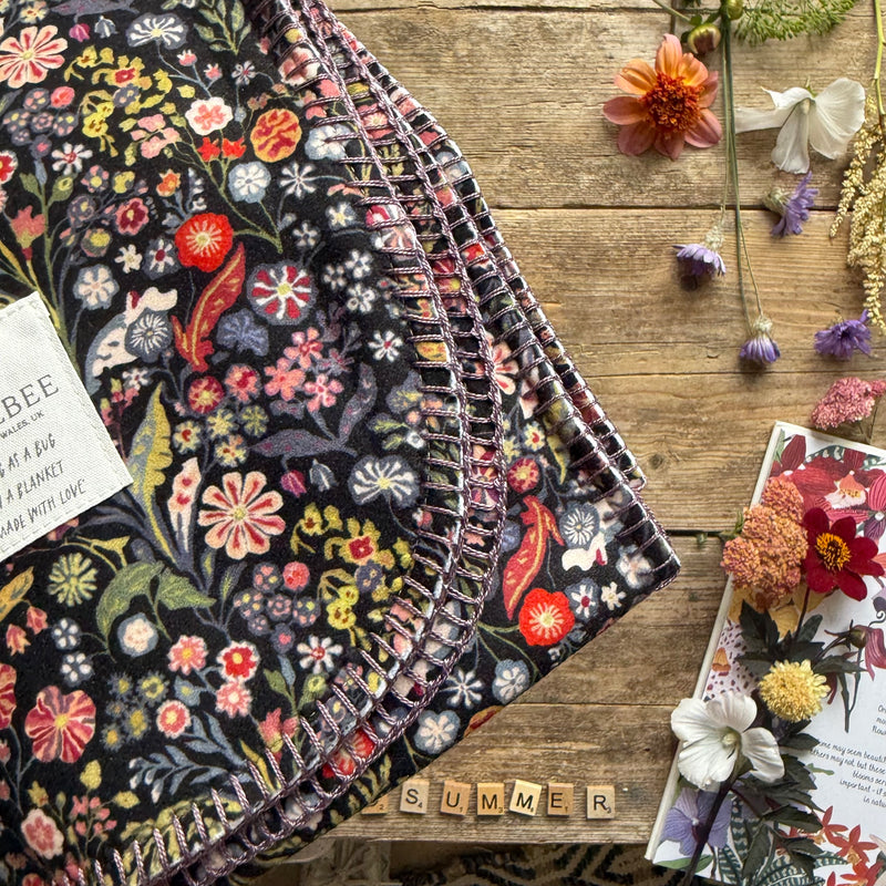 Midsummer Nights Eco Fleece Pram Blanket