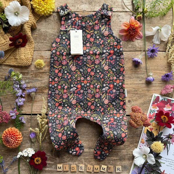 Midsummer Nights Footed Romper | Stock