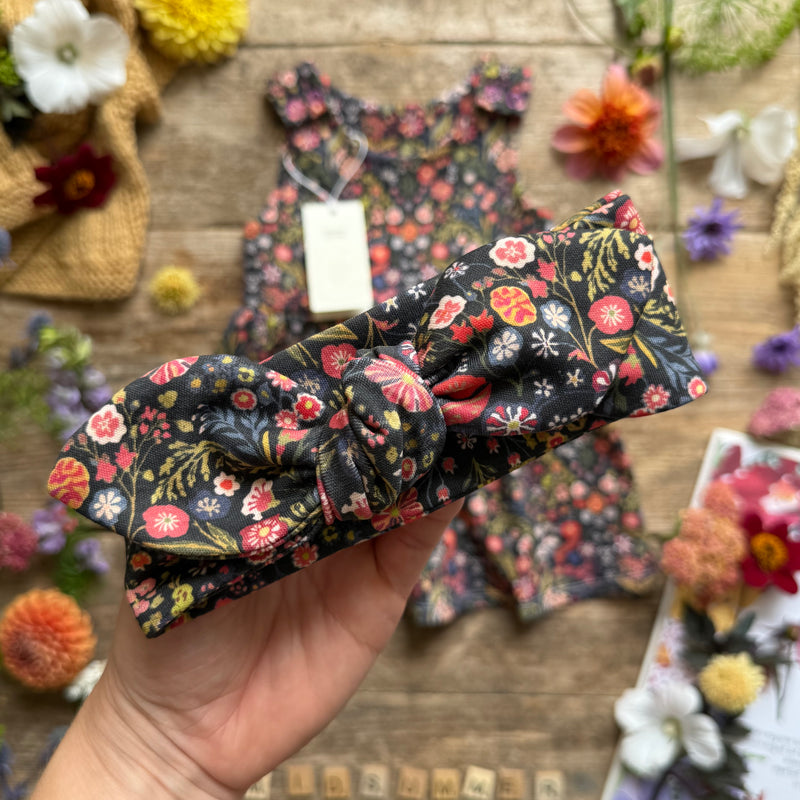 Midsummer Nights Knot Bow Headband