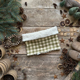 Moss Check Printed Snood