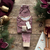 Mulberry Check Long BeeJamas