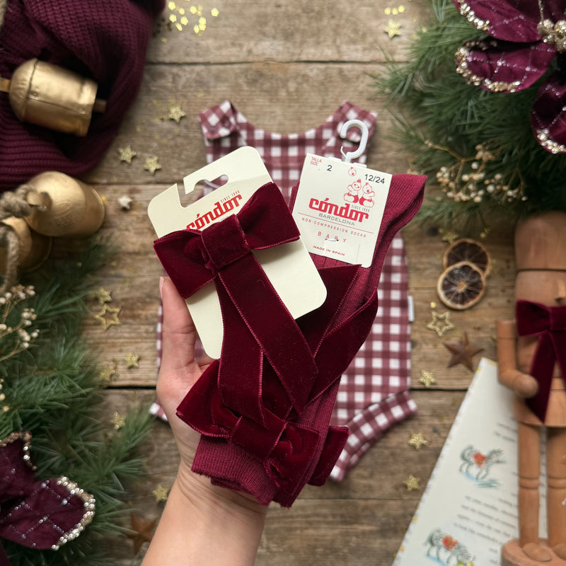 Mulberry Check | Style With Bee | Socks