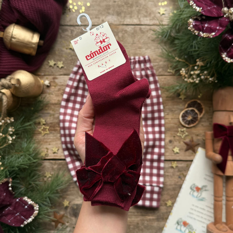 Mulberry Check | Style With Bee | Socks