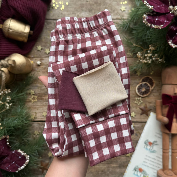 Mulberry Check Printed Snood