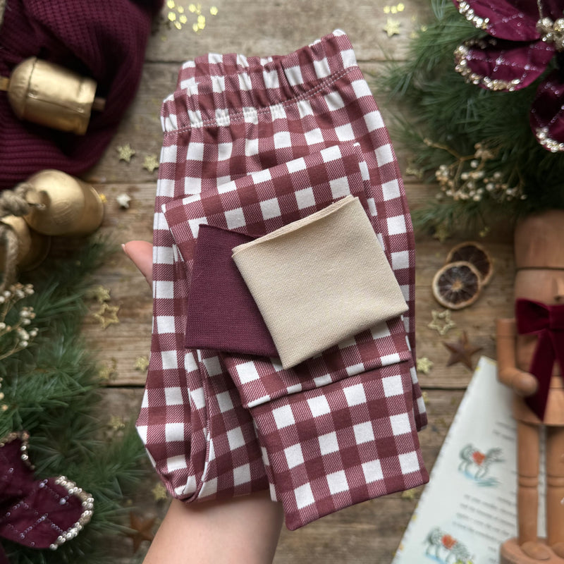 Mulberry Check Printed Snood