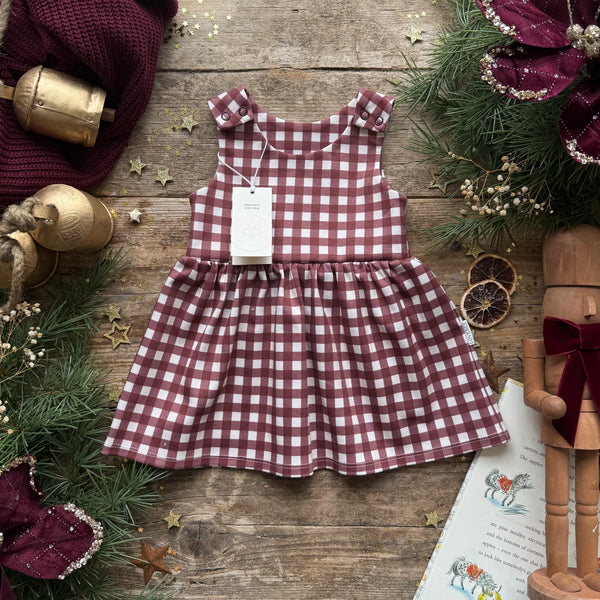 Mulberry Check Dress