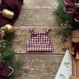 Mulberry Check Knotted Hats