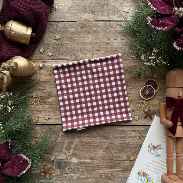 Mulberry Check Printed Snood