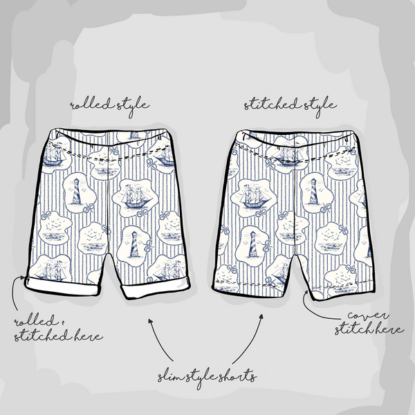 Nautical Knots Shorts | Ready To Post