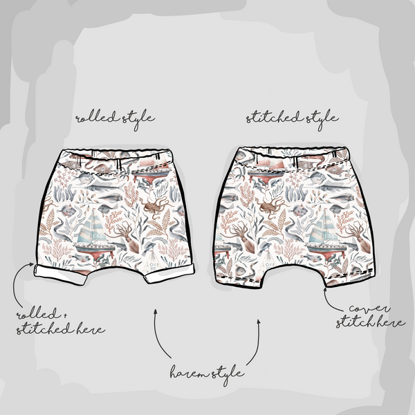 Ocean Life Cuffed Shorts | Ready To Post