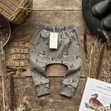 Olive Mallard Harem Leggings