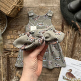 Olive Mallard Knot Bow Headband