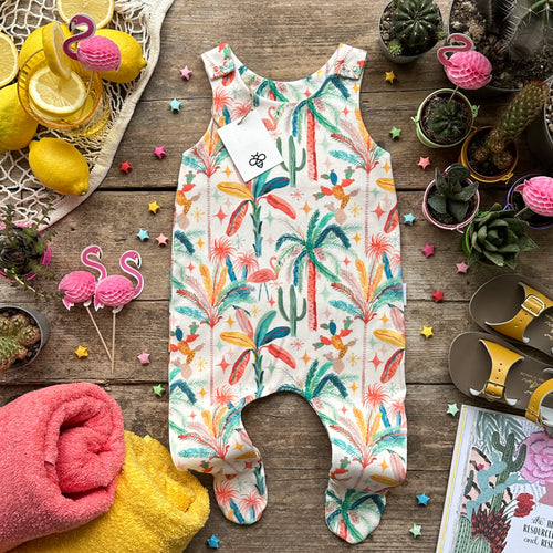 Palm Springs Footed Romper