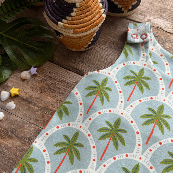 Palm Trees Bloomer Romper | Ready To Post