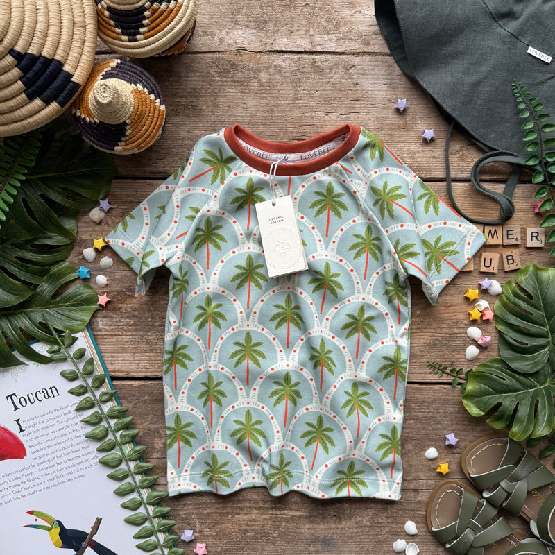 Palm Trees Short T-Shirt | Ready To Post