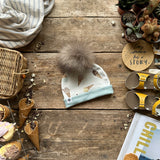 Summer Printed Bobble Hat | Sample SALE