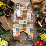 Patchwork Blooms Footed Romper | Ready To Post