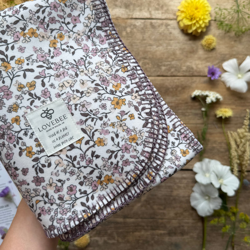 Petal Breeze Eco Fleece Pram Blanket