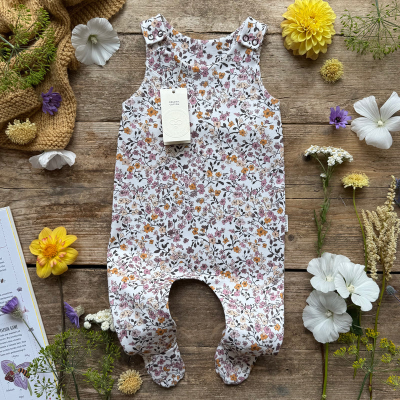 Petal Breeze Footed Romper | Stock