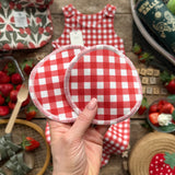 Picnic Check Breast Pads