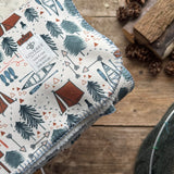 Pine and Paddle Teddy Blanket