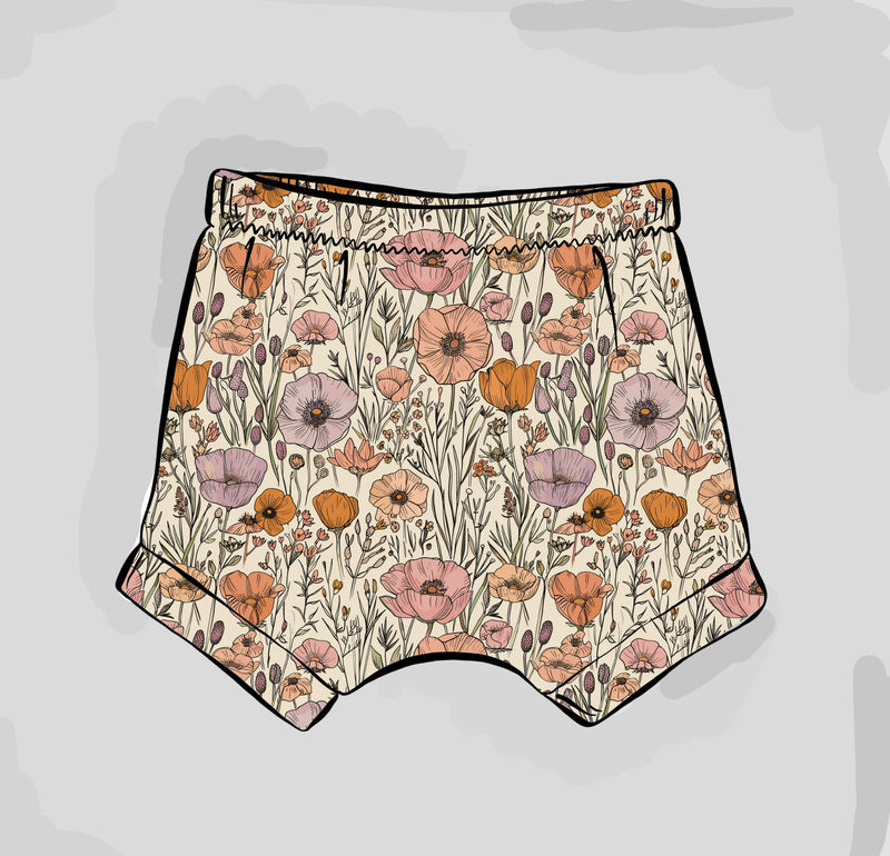 Poppy Field Shorts