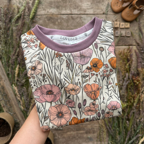 Poppy Field Long Top